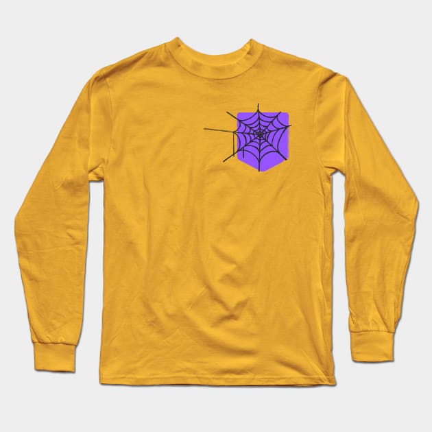 Spiderweb Pocket Long Sleeve T-Shirt by Inspire Creativity